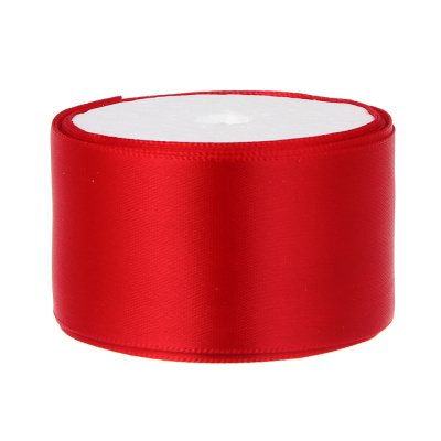 Лента для подарков атласная, 4 см x 2,7 м, полиэстер, 6 цветов