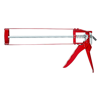 ЕРМАК Пистолет для герметика с мет. фиксатором 225мм скеле