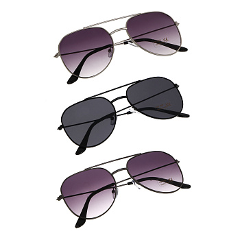 Очки солнцезащитные, тм GALANTE, с защитой от UV излучений, пластик, металл, #6