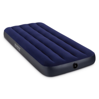 INTEX Матрас надувной CLASSIC DOWNY, с технологией ФАЙБЕР-ТЭК, 191х76x25см, до 136кг, 64756
