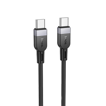 Кабель для зарядки Type C-Type C hoco. модель X109 Energy, 60Вт, 2 м, силикон, черный