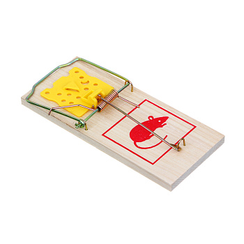 Мышеловка тм INBLOOM, 175х80мм, дерево, металл