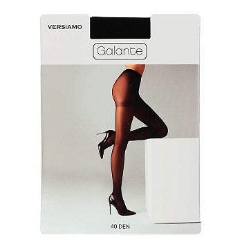 GALANTE Versiamo Колготки 40 DEN с шортиками, 85% полиамид, 15% эластан, размер 4, цвет черный