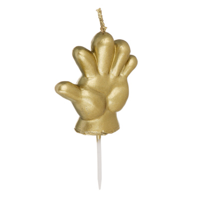 Свеча для торта тм Fntastic 5 см, форма пальцев, парафин, 5 дизайнов