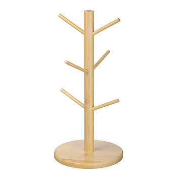 Держатель для кружек тм VETTA, 16,5x16,5x32см, бамбук