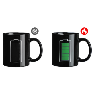 MILLIMI Батарейка Кружка 350мл с терморисунком, керамика