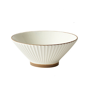 Салатник Лусия тм MILLIMI, 17,5см, фарфор, кремовый