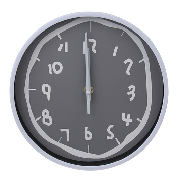 Часы настенные тм LADECOR CHRONO круглые, 24x24x4 см, пластик, стекло, 1хАА, арт.1