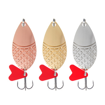 Блесна колеблющаяся "Спун" тм AZOR FISHING, 21 гр., 3 цвета