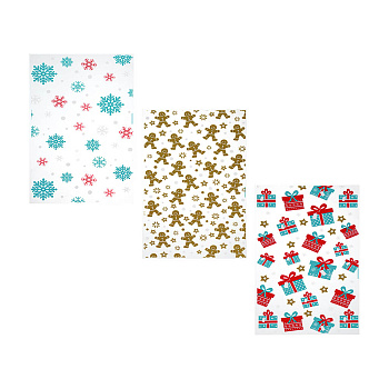 Набор подарочных мешков 21шт микс 3 дизайна, 20x35 см, полипропилен