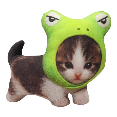 Мягкая игрушка-подушка "Мемчик", полиэстер, 24-30 см, 6 видов