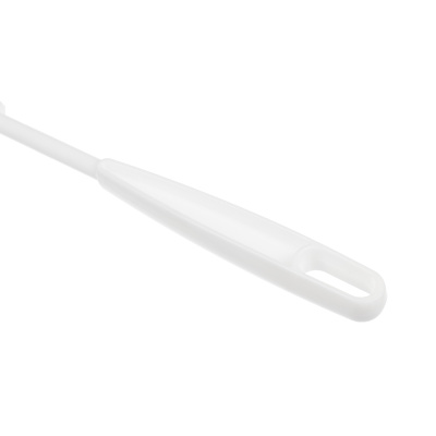 Комплект WC "Мини", ёрш + подставка, пластик, белый, щетина чёрная