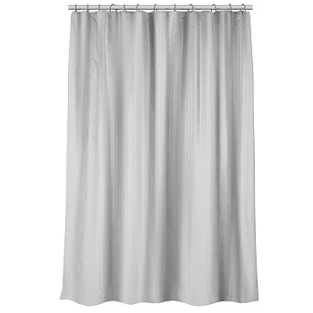 Штора для ванной 180х200см SWANNY, GRANIT5, светло-серый, полиэстер, SWC-80-24-LGR