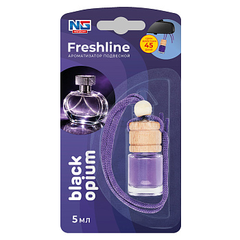 Ароматизатор подвесной тм NEW GALAXY Freshline, 5 мл, Black Opium