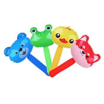 Игрушка надувная "Зверушки", тм BY SPORT, 30см, ПВХ 0.13мм, микс