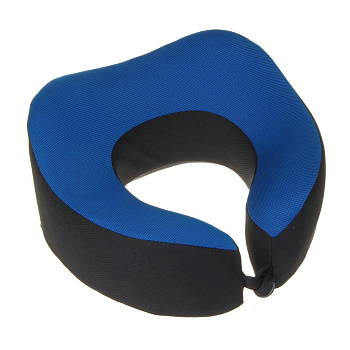 ЕРМАК Подушка для путешествий, u-образная, черно-синяя 27х25х14 см