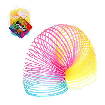 ИГРОЛЕНД Игрушка антистресс «Радужная пружинка», d=6 см, PVC