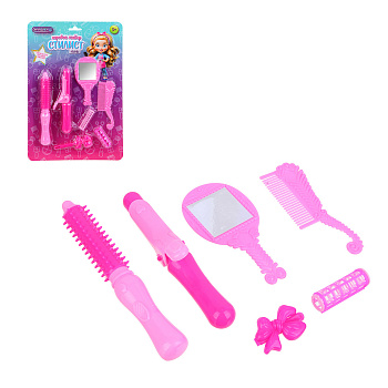 ИГРОЛЕНД Игровой набор Профессии мини "Стилист", PP, 21х3х31 см