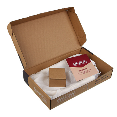 СоюзКран Смеситель для кухни, гибкий излив, керам. картридж 35мм, нерж. сталь, беж. гранит SS01-F32