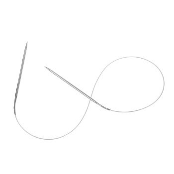 Спицы для вязания, нерж.сталь, пластик, 80см, d 3, 3,5, 4 мм