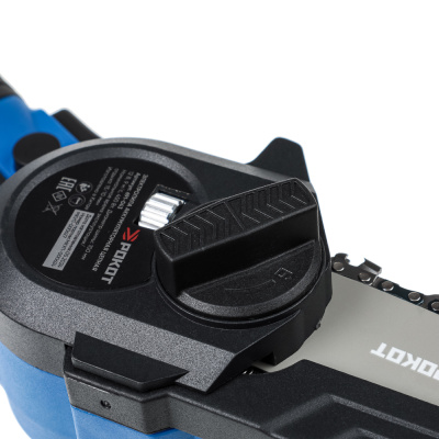 РОКОТ Электропила аккумуляторная цепная 12В, 100 мм, 2.0 А*ч, Li-Ion, 5м/с, ЗУ