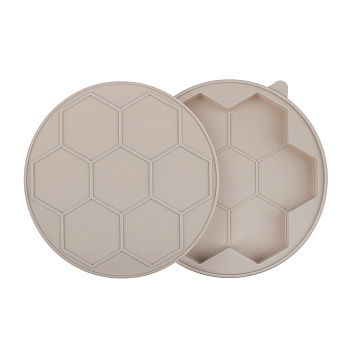 VETTA Форма для выпечки с крышкой для котлет, сырников, оладий 23см, силикон