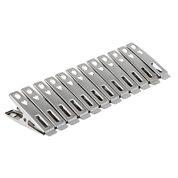 Набор прищепок тм VETTA, нержавеющая сталь, 12шт