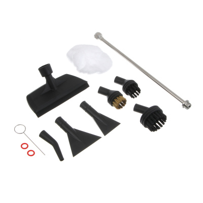 LEBEN Пароочиститель, 1.2л, 2500Вт, 6 режимов, 9 насадок, 220в