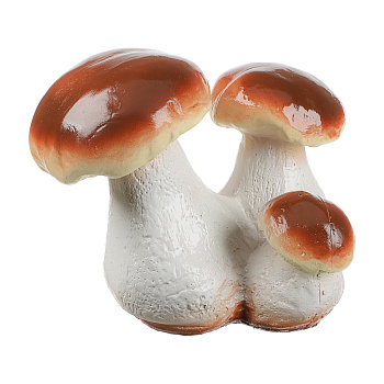 Фигура садовая "Гриб-боровик Тройной" 15х19см, гипс