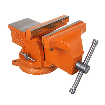 ЕРМАК Тиски слесарные с поворотным механизмом 200мм