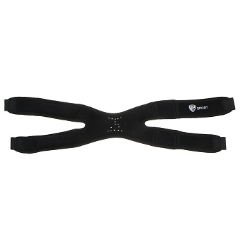 Суппорт-фиксатор X-образный на колено тм BY SPORT, 45x27см, нейлон 22%, лайкра 22%, неопрен 56%