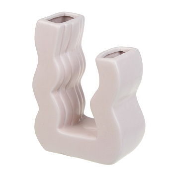 VETTA Вазон, 16,5x12,5x6 см, керамика, бежевый