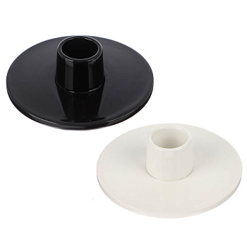 Подсвечник, 11x11x3,5 см, доломит, 2 цвета