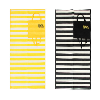 Коврик пляжный с ручками для переноски тм ЯРКОЕ ЛЕТО, PP, 60х170см