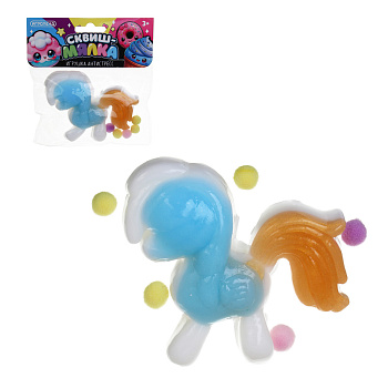 ИГРОЛЕНД Игрушка антистресс сквиш-мялка "Сладости" 5х5 см, TPR, ПЭ, 8 дизайнов