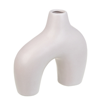 VETTA Вазон, 17х17х6,5 см, керамика, бежевый