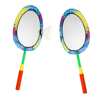 Набор для бадминтона "Пляжный", тм BY SPORT, 2 волана, 64,5х31см, резина, нейлон, полиэстер