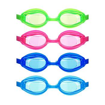 Набор для плавания тм BY SPORT (очки, затычки для ушей 2шт), пластик, ПВХ
