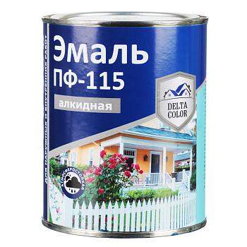 Эмаль ПФ-115 тм GAMMA COLOR, черная