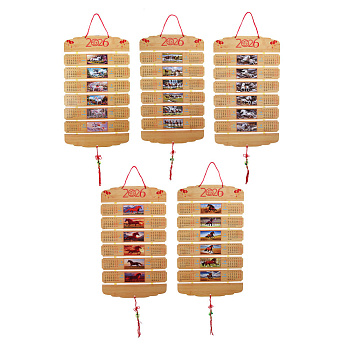 Календарь бамбук таблички, 29x50 см, 5 дизайнов