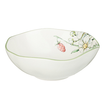 MILLIMI Земляника Салатник, 15,5х5см, 380мл, керамика