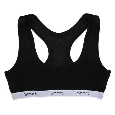 GALANTE Майка-топ с широкими лямками, р.48, 95% хлопок, 5% спандекс, черный, НБ25-21