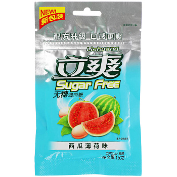 Драже холодок без сахара арбуз 15гр