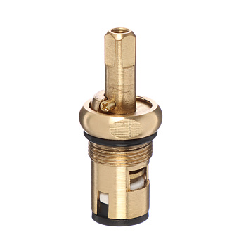 Кран-букса для смесителя, М18х1, квадрат, шток 7х9мм, 180°, металлокерамика