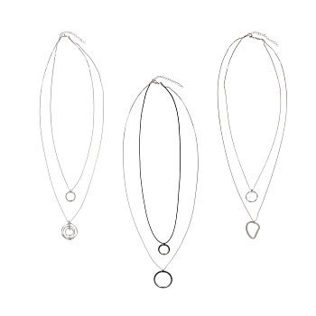 Цепочка на шею, 65 см, медь, железо, 3 дизайна, БЖ25-38