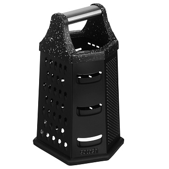 Терка 6-и сторонняя с антиналипающим покрытием тм SATOSHI 23см, нерж.сталь