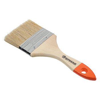 ЕРМАК Кисть малярная плоская "Стандарт" нат. щетина 3" (75мм)