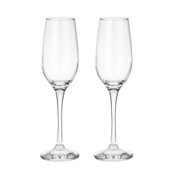 PASABAHCE Амбер Набор бокалов для шампанского 2шт 200мл, стекло, арт. 440295B