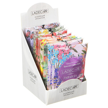 LADECOR Аромасаше Special Collection, 10гр, роза, яблоко, черника, грейпфрут, лаванда, лимон