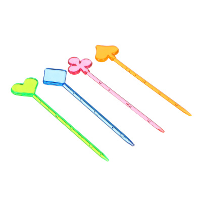 Пики декоративные тм Fntastic, 35шт, 80-85мм, "Скрипичный ключ", "Карты", пластик, 2 вида